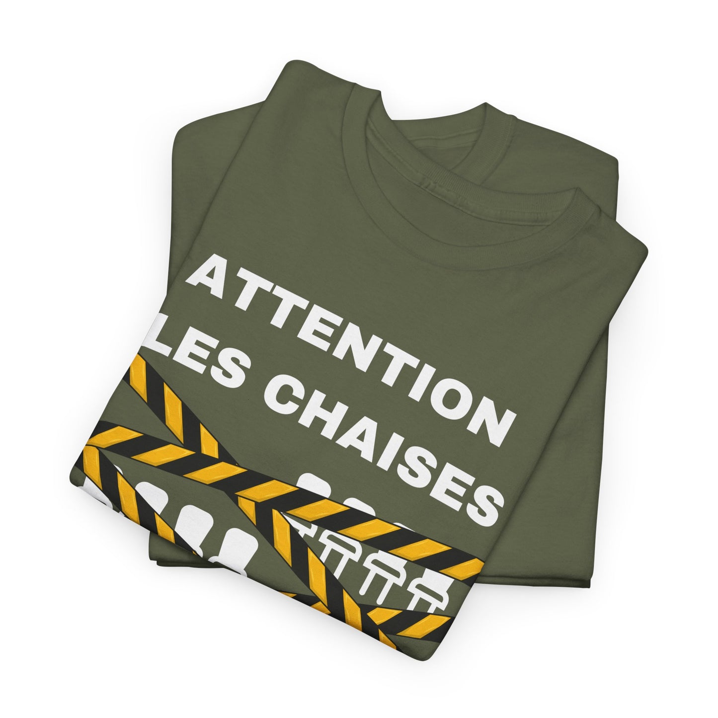 T-Shirt - Attention Les Chaises / Le Cheque de Caution - DROP03